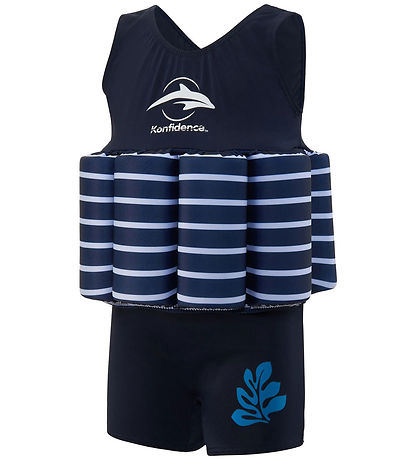 Konfidence Sundföt - UV40+ - Dökkblátt Blue/Breton