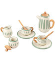 Sebra Spela te-Set - Trä - Classic+ White/Sage Sebra Spela te-Set - Trä - Classic+ White/Sage