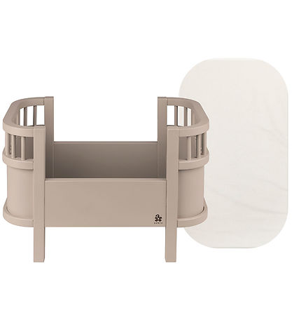 Sebra Dukkeseng - m. Madrass - Brygge Beige