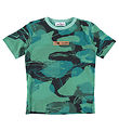 Stone Island T-shirt - Emerald w. Print Stone Island T-shirt - Emerald w. Print
