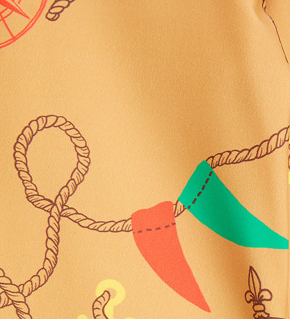 Mini Rodini Swim Top - UV50+ - Nautical Aop - Beige Mini Rodini Swim Top - UV50+ - Nautical Aop - Beige