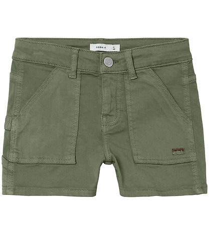 Name It Shorts - Noos - Twill - NkfRose - Deep Lichen Green Name It Shorts - Noos - Twill - NkfRose - Deep Lichen Green