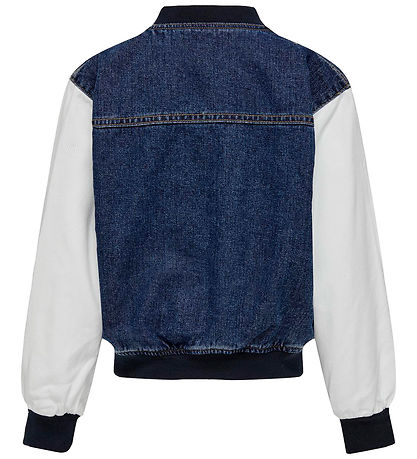 Kids Only Bomber jakki - KogBowie - Medium+ Blue Denim Kids Only Bomber jakki - KogBowie - Medium+ Blue Denim