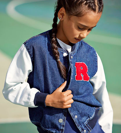 Kids Only Bomber jakki - KogBowie - Medium+ Blue Denim Kids Only Bomber jakki - KogBowie - Medium+ Blue Denim