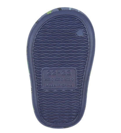 BECO Flip Flops - Ocean Dinos - Blue