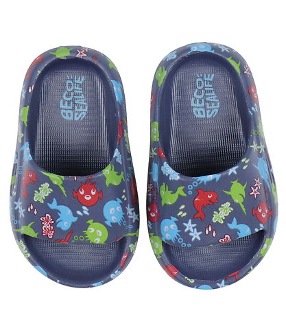 BECO Flip Flops - Sealife - Blue BECO Flip Flops - Sealife - Blue