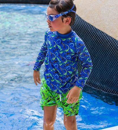 BECO Zwemtop - Ocean Dinos - UV50+ - Blauw
