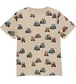 Minymo T-shirt - Beige Melange Minymo T-shirt - Beige Melange