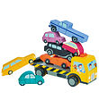 Tender Leaf Wooden Toy - Stacker trucks - Car transport Tender Leaf Wooden Toy - Stacker trucks - Car transport
