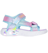 Skechers Sandals w. Lights - Unicorn Dreams - Purple Multicolour Skechers Sandals w. Lights - Unicorn Dreams - Purple Multicolour