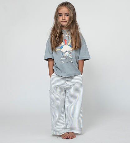 Sofie Schnoor Trousers - Blue Striped