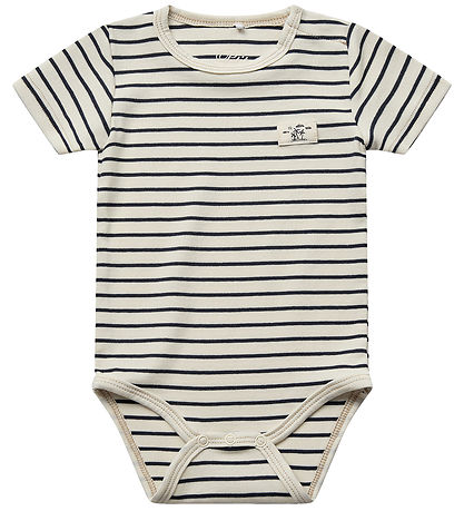 Sofie Schnoor Bodysuit k/æ - Cotton/Viscose - Dark Blue