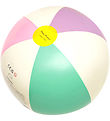 Petites Pommes Beach Ball - 45 cm - Otto - Menthe/Violet/Pink Petites Pommes Beach Ball - 45 cm - Otto - Menthe/Violet/Pink