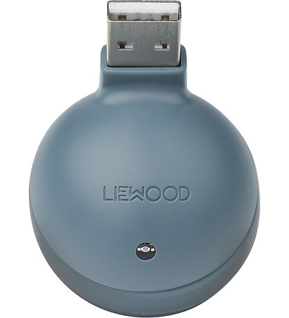 Liewood Night Lamp w. USB - Annabelle - 4x5.5 cm - Whale Blue