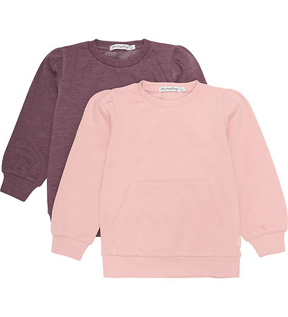 Sweat-shirt Minymo - 2 Pack - Misty Rose