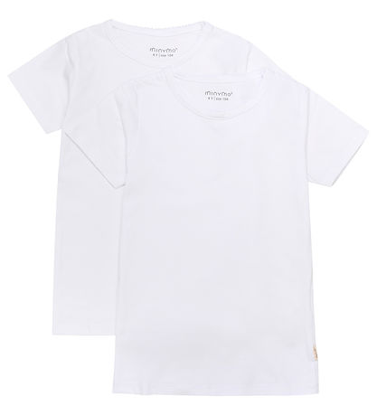 Minymo T-shirt - 2-Pack - White