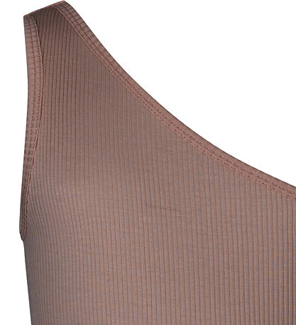 Rosemunde Topp - En axel - Dark Sand