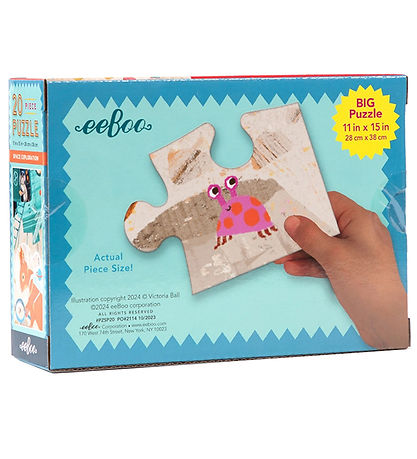 Puzzle Eeboo - 20 Briques - 28x38 cm - La Chambre Puzzle Eeboo - 20 Briques - 28x38 cm - La Chambre