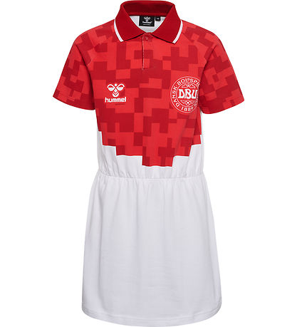 Hummel Kjóll - DBU Leikdagur - Hvítur/Chili Pepper