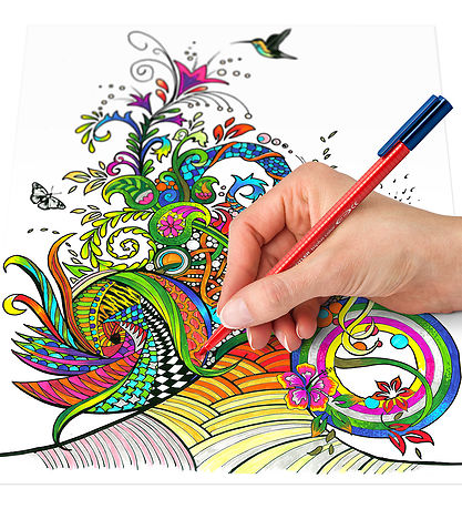 Staedtler Filzstifte - 20 st. - Triplus Faserstift - 1,0 mm Staedtler Filzstifte - 20 st. - Triplus Faserstift - 1,0 mm