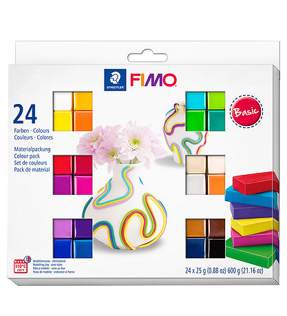 Staedtler FIMO Play Dough - Soft - 24x25 g - Basic Staedtler FIMO Play Dough - Soft - 24x25 g - Basic