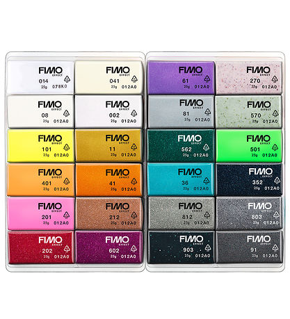 FIMO Pâte à Modeler Staedtler - Soft - 24x25 g - Effet FIMO Pâte à Modeler Staedtler - Soft - 24x25 g - Effet