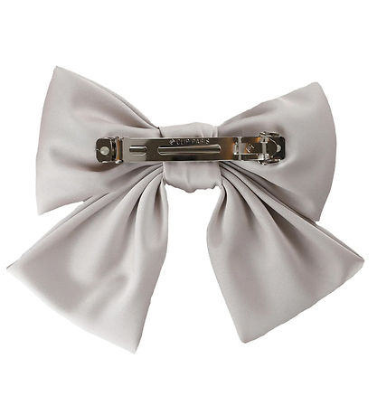 By Stær Bow Hair Clip - Julia - 14 cm - Grey