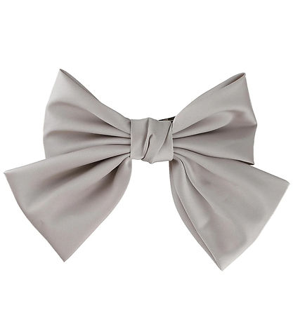 By Stær Bow Hair Clip - Julia - 14 cm - Grey