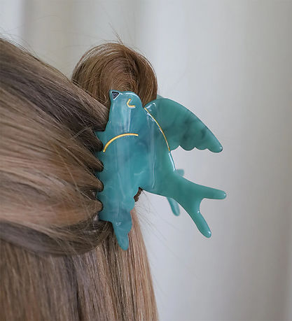 Pince à cheveux By Stær - Oiseau - 8,5x5 cm - Bleu