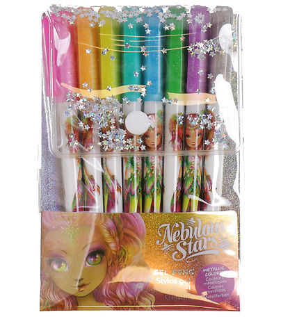 Nebulous Stars-pennen - Gel - 8 stk - Metallic