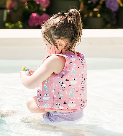 Gilet de natation Splash About - Aller Splash - Rose Feuille Gilet de natation Splash About - Aller Splash - Rose Feuille