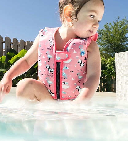 Gilet de natation Splash About - Aller Splash - Rose Feuille Gilet de natation Splash About - Aller Splash - Rose Feuille