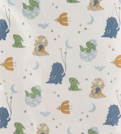 Nørgaard Madsens Bedding - Baby - Blue/Green w. Large Dinosaur