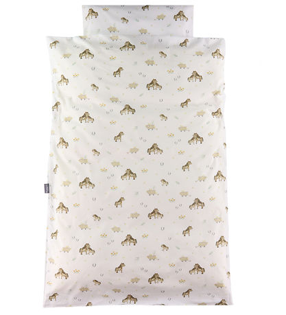 Nørgaard Madsens Bedding - Junior - White w. Colored Ponies Nørgaard Madsens Bedding - Junior - White w. Colored Ponies