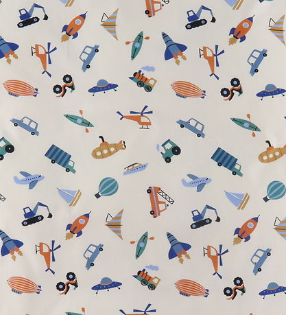 Nørgaard Madsens Bedding - Junior - Beige w. Flight, Crane and C Nørgaard Madsens Bedding - Junior - Beige w. Flight, Crane and C