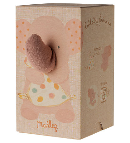 Maileg Soft Toy - Lullaby Friends - Elephant - 25 cm - Old Rose Maileg Soft Toy - Lullaby Friends - Elephant - 25 cm - Old Rose