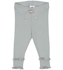 Müsli Leggings - Pointelle - Jasmin Blue