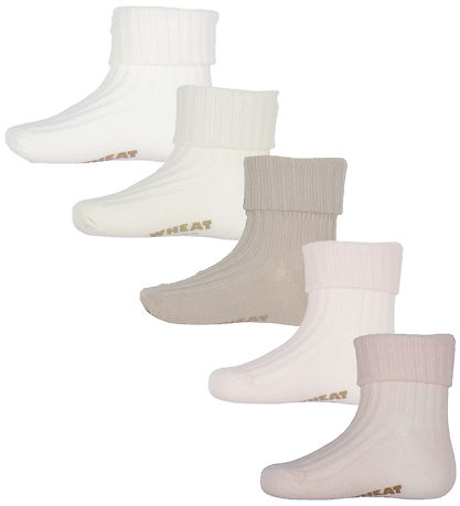 Wheat Socks - 5-Pack - Gift Box - Eternal - Rose Wheat Socks - 5-Pack - Gift Box - Eternal - Rose