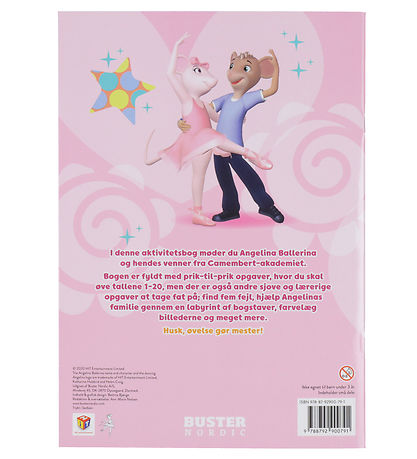 Cahier d'Activités av. Autocollants Forlaget Buster Nordic - Ang
