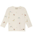 Minymo Blouse - Eggnog w. DYR Minymo Blouse - Eggnog w. DYR