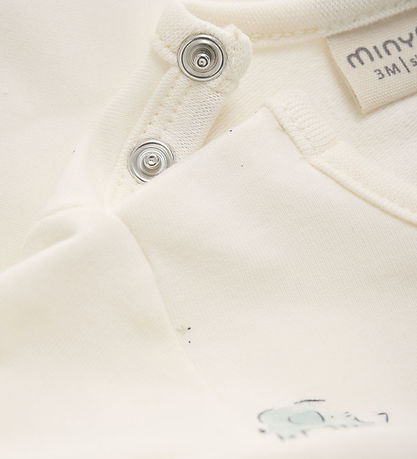 Minymo Blouse - Eggnog w. DYR