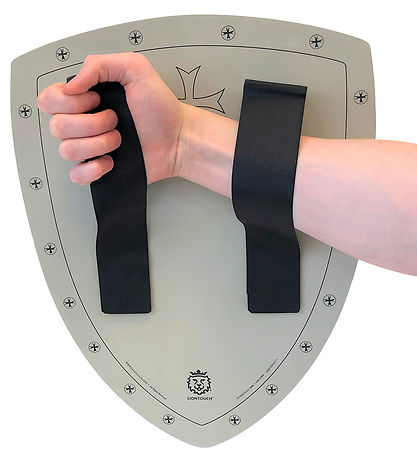 Liontouch Costume - Knight's Shield - Gray w. Maltese Cross