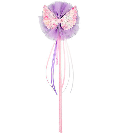 Souza Maskeradkläder - Magic Wand m. Tyll/Vingar - Lila/Rosa