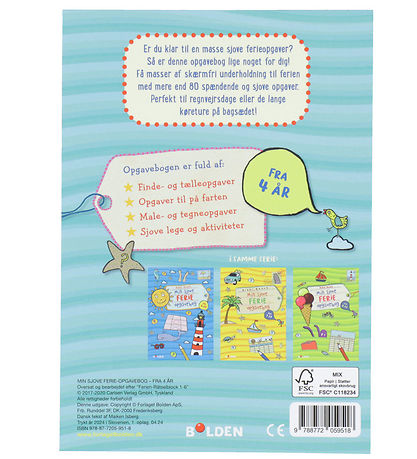 Forlaget Bolden Aktivitetsbok - My Fun Holiday Workbook - Dans Forlaget Bolden Aktivitetsbok - My Fun Holiday Workbook - Dans