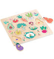 Vilac WoodJigsaw Puzzle - 12 Bricks - Vegetables Vilac WoodJigsaw Puzzle - 12 Bricks - Vegetables