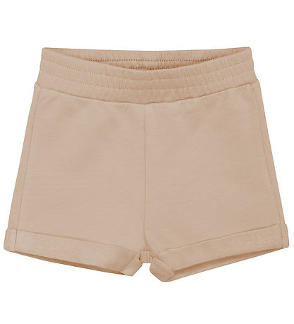 Shorts en Molleton Fixoni - Viscose/Coton - Daim Shorts en Molleton Fixoni - Viscose/Coton - Daim