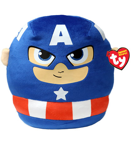 Ty Soft Toy - Squish Marvel - 35 cm - Captain America