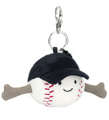 Jellycat Schlüsselanhänger - 12x6 cm - Amuseables Sports Basebal