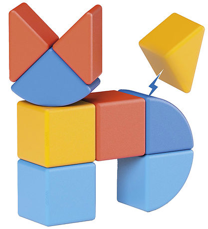 Geomag Magnet set - Magicube Shapes Animal Recycled - 9 Parts