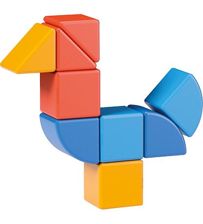 Geomag Magnet set - Magicube Shapes Animal Recycled - 9 Parts